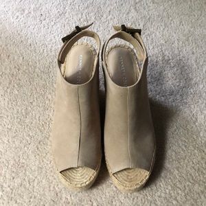 Kenneth Cole New York Olivia Peep Toe Wedges.